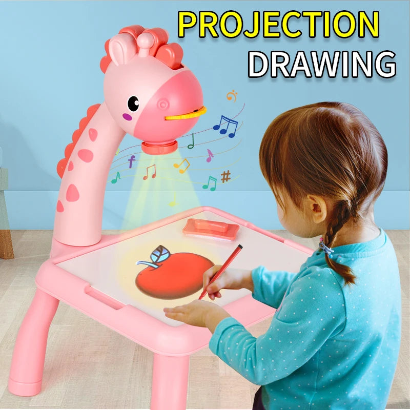 Giraffe Drawing Projector Table
