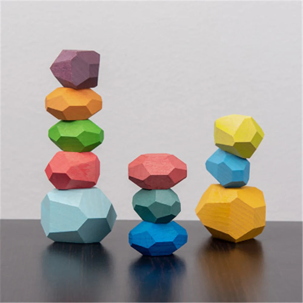 Wooden Stacking Stones – 36-Piece Balancing Set