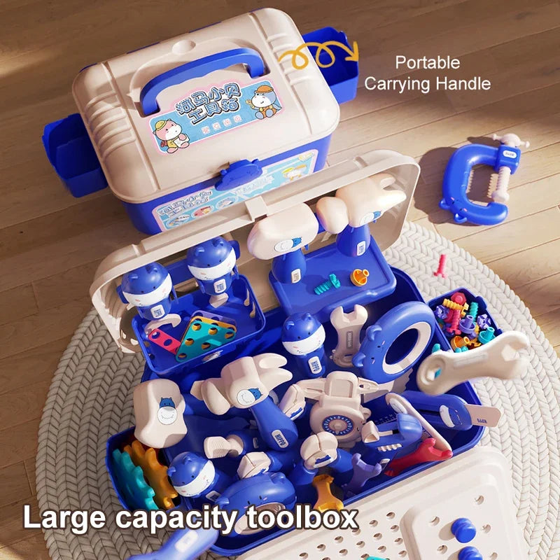 152-Piece Tool Bench & Building Case — Pivoli Toys — product image 4