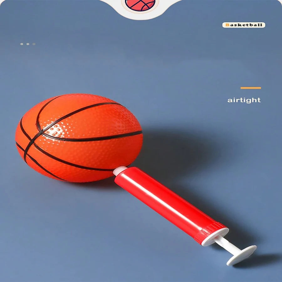 Kids' Adjustable Basketball Hoop with Ball