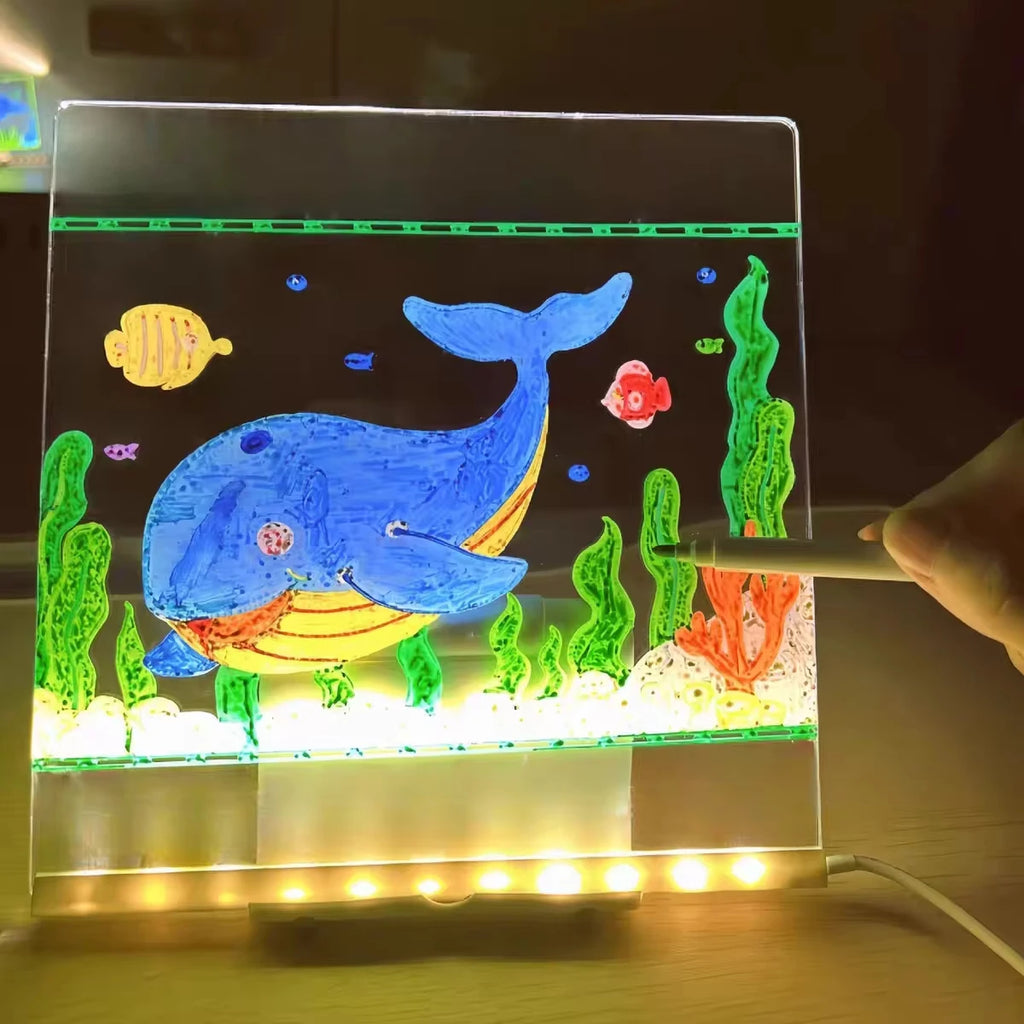 Light-Up Clear Drawing Board — Pivoli Toys — product image 2