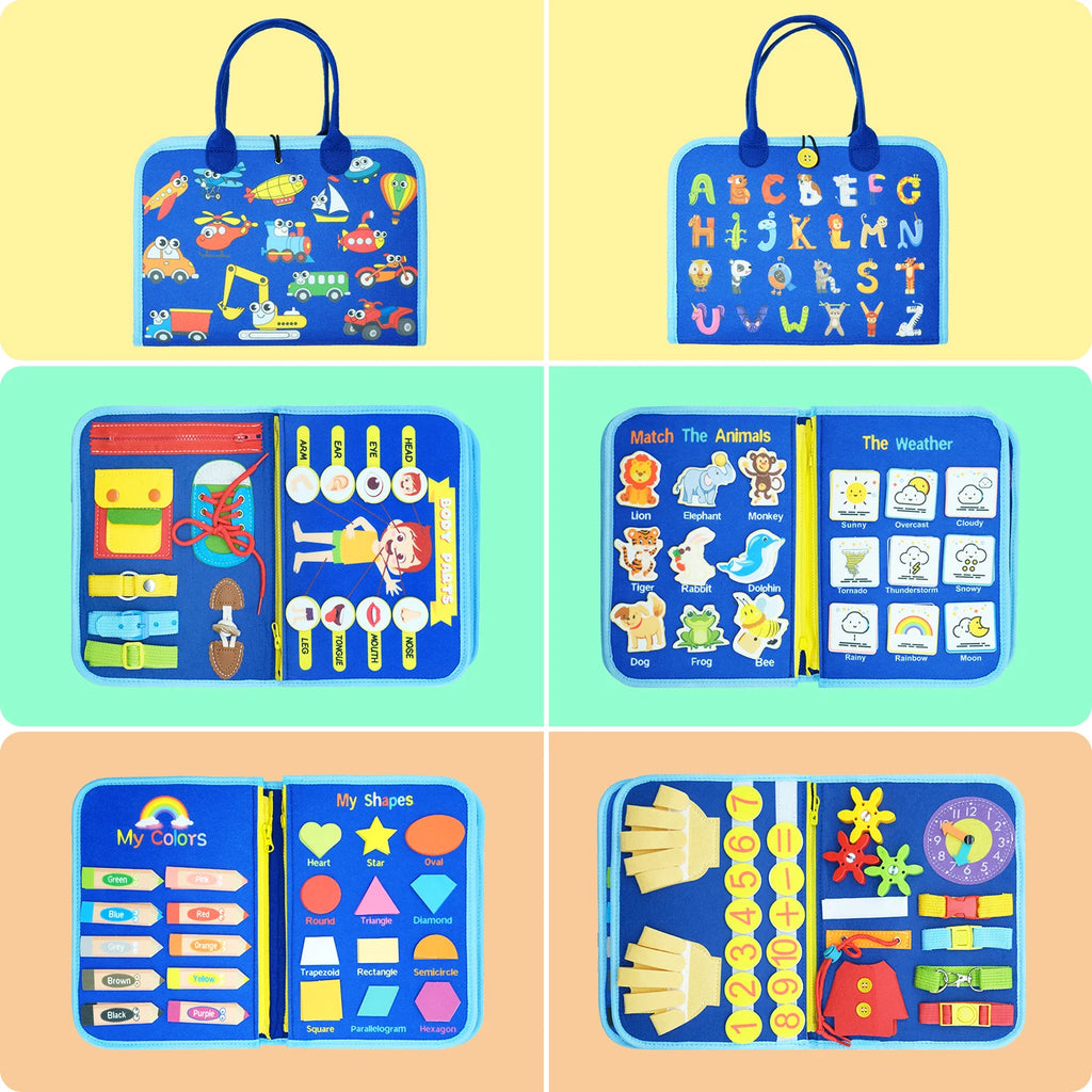 Carry-Along Busy Book — Pivoli Toys — product image 2
