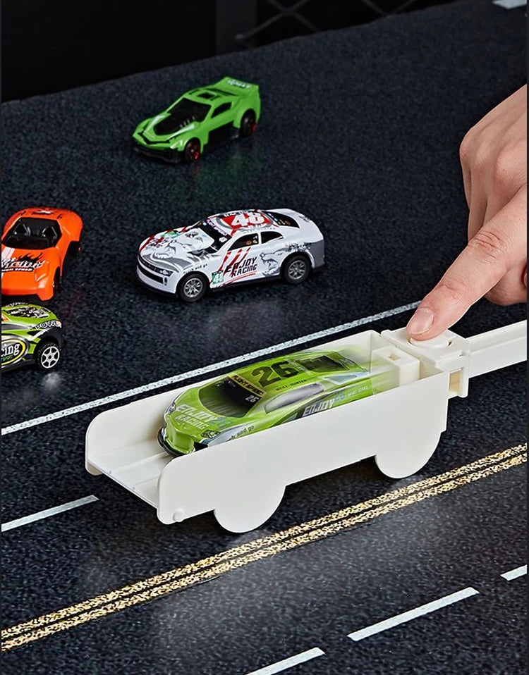 Transforming Car Transporter Toy with 6 Cars, additional product view 2