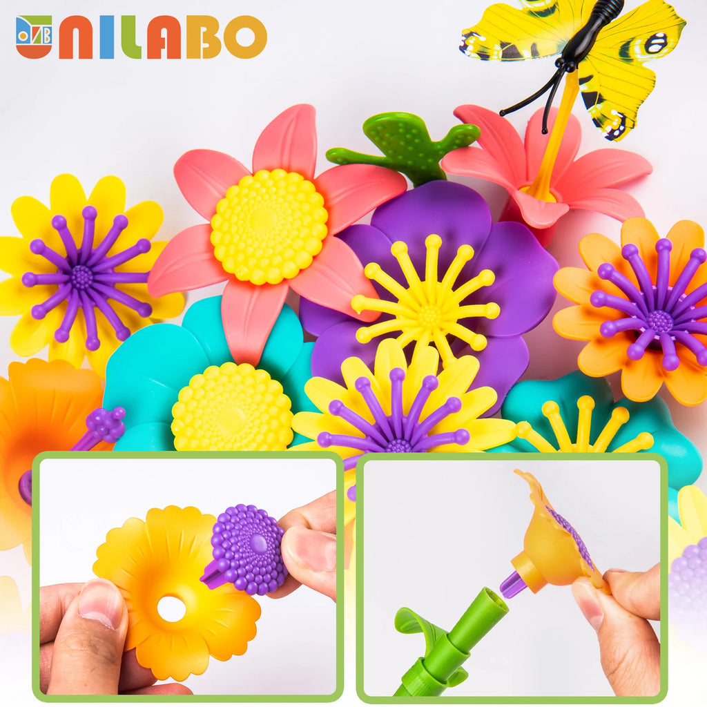 Flower Garden Building Toy — 224 Pieces