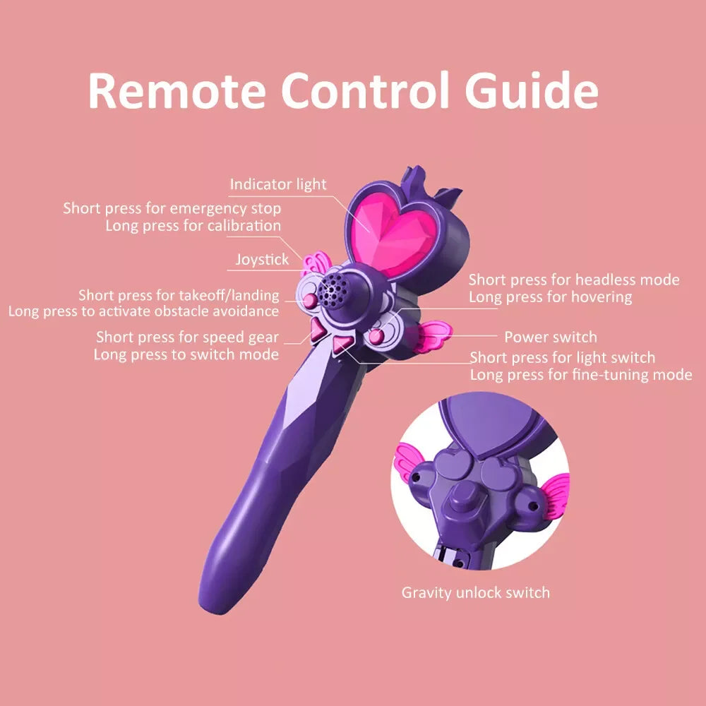 Light-Up Butterfly Remote-Control Drone — Pivoli Toys — product image 6