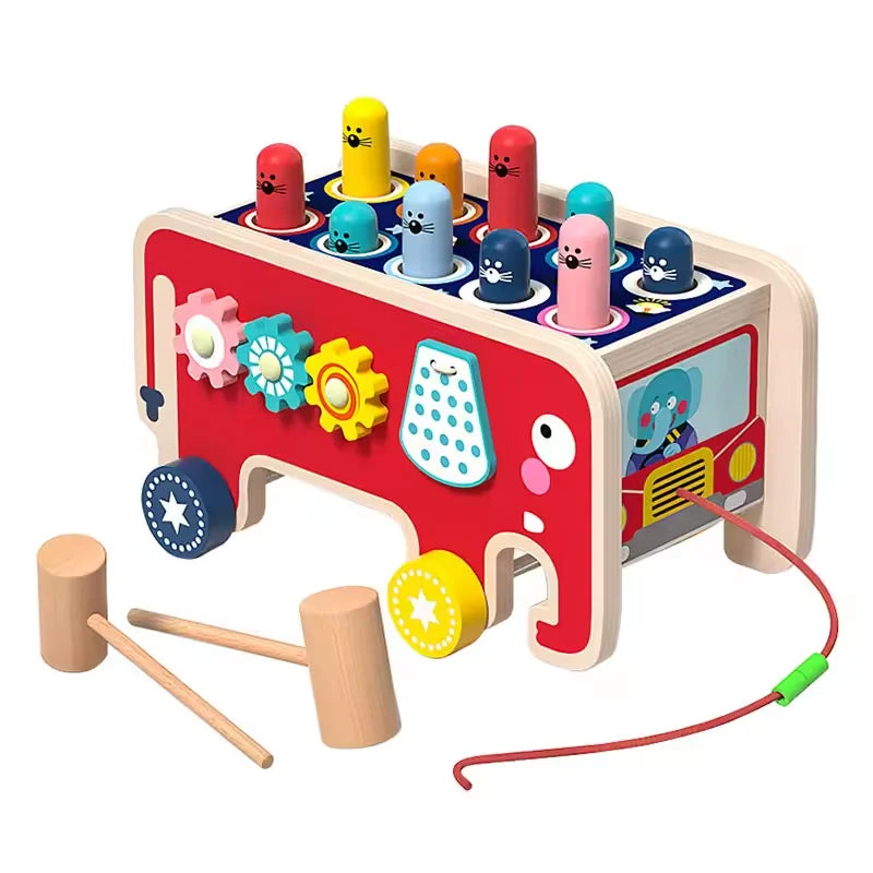 Wooden Hammering Activity Bus — Pivoli Toys — product image 9