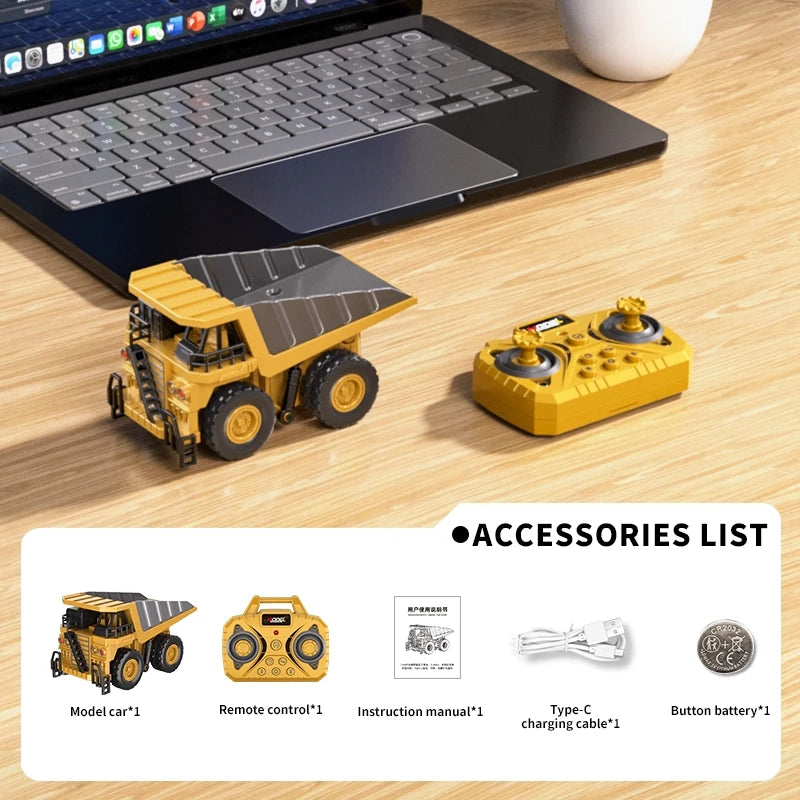 Mini Remote-Control Construction Vehicle — Pivoli Toys — product image 13
