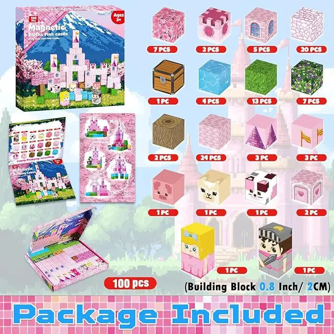 Magnetic Cube Building Set — Pivoli Toys — product image 4