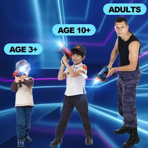 Laser Tag Projector Game with 2 Blasters