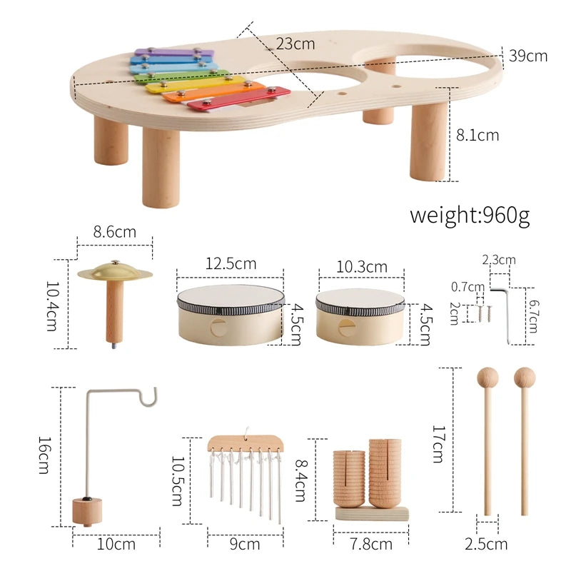 Wooden Musical Activity Table — Pivoli Toys — product image 10
