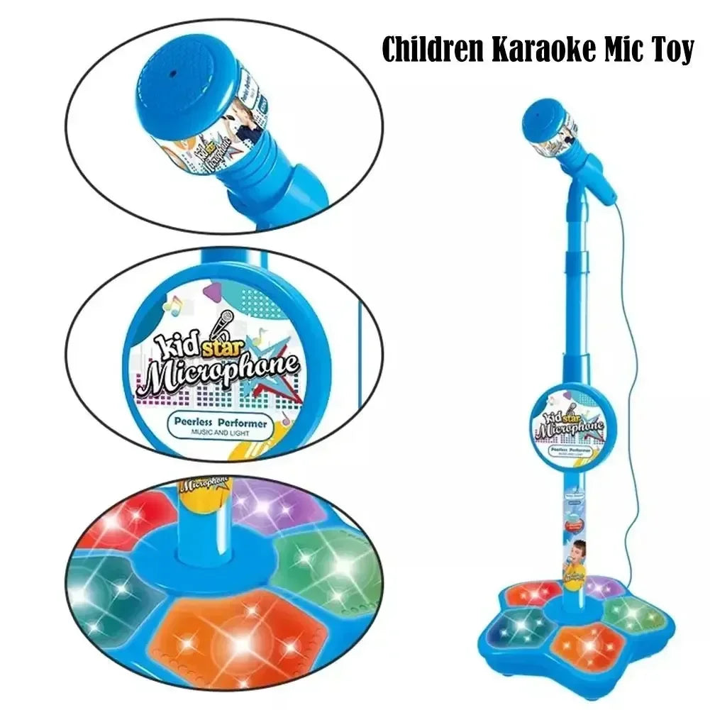 Kids' Karaoke Microphone with Adjustable Stand