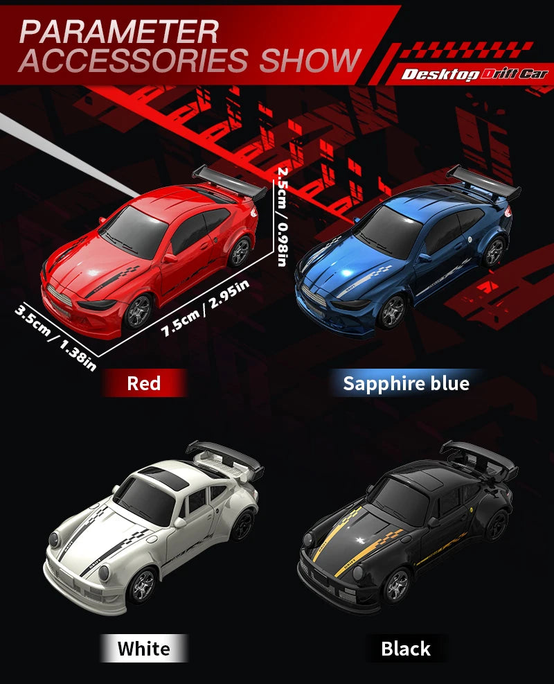 1:64 Mini Remote-Control Drift Car — Pivoli Toys — product image 11