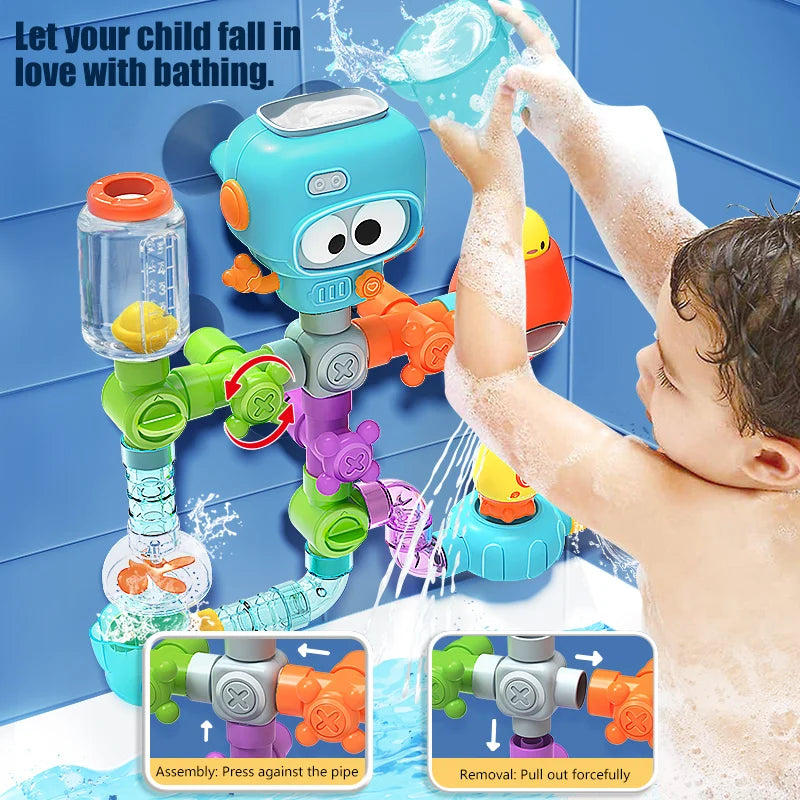 Build-Your-Own Bath Water Track — Pivoli Toys — product image 7