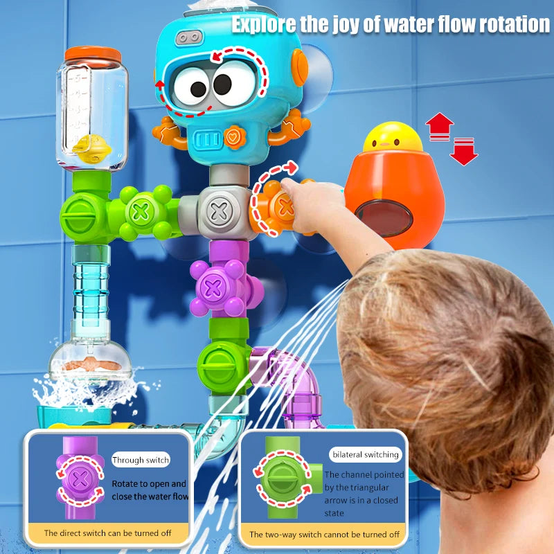 Build-Your-Own Bath Water Track — Pivoli Toys — product image 5