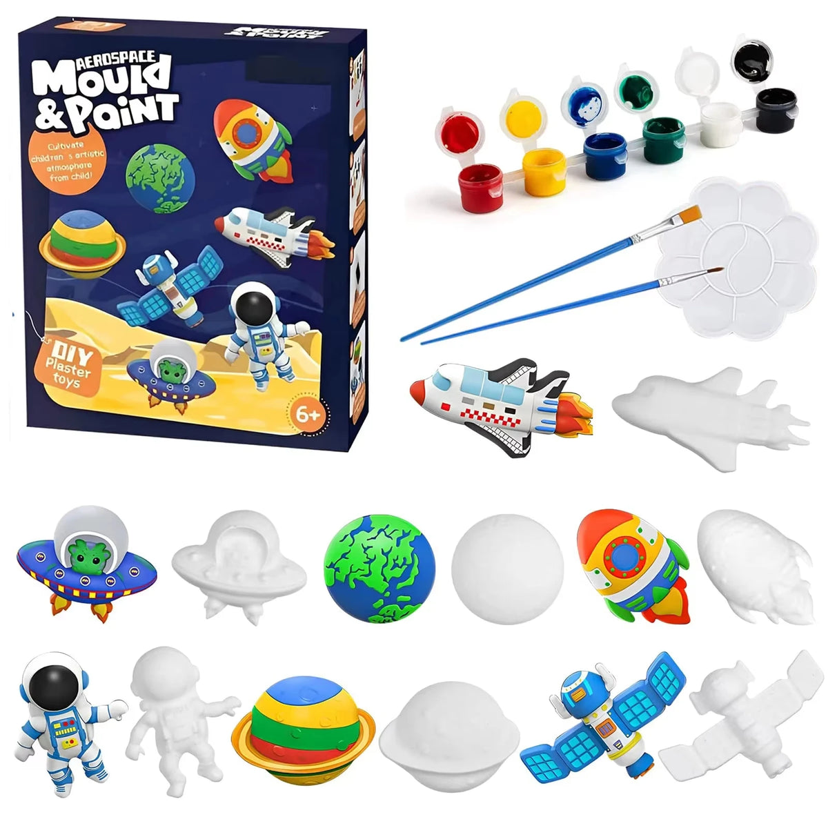 Mould & Paint Kit — Space, Unicorns & Animals