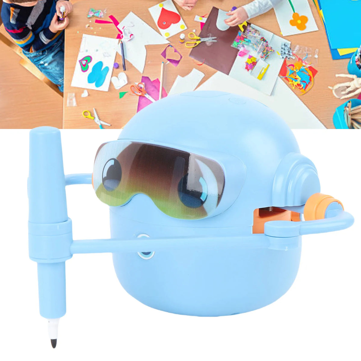 Drawing Robot for Kids with 100 Activity Cards
