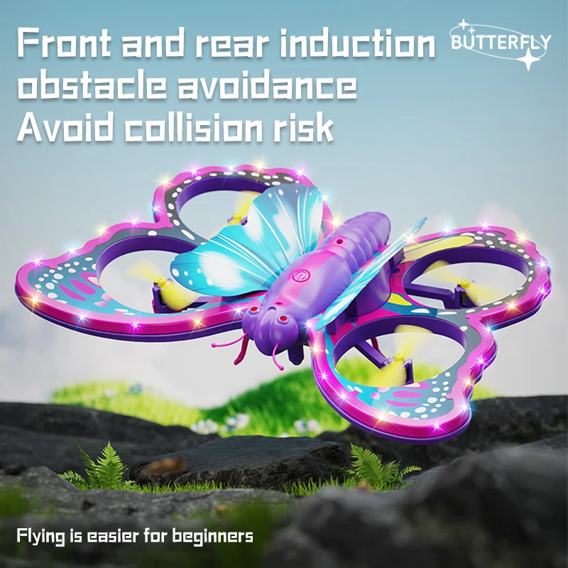 Light-Up Butterfly Remote-Control Drone — Pivoli Toys — product image 2