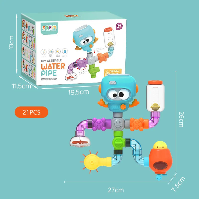 Build-Your-Own Bath Water Track — Pivoli Toys — product image 6