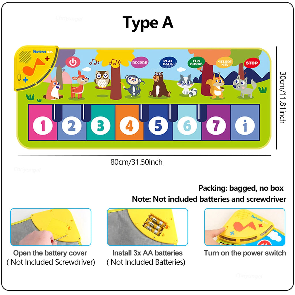 Musical Piano Play Mat — Pivoli Toys — product image 13