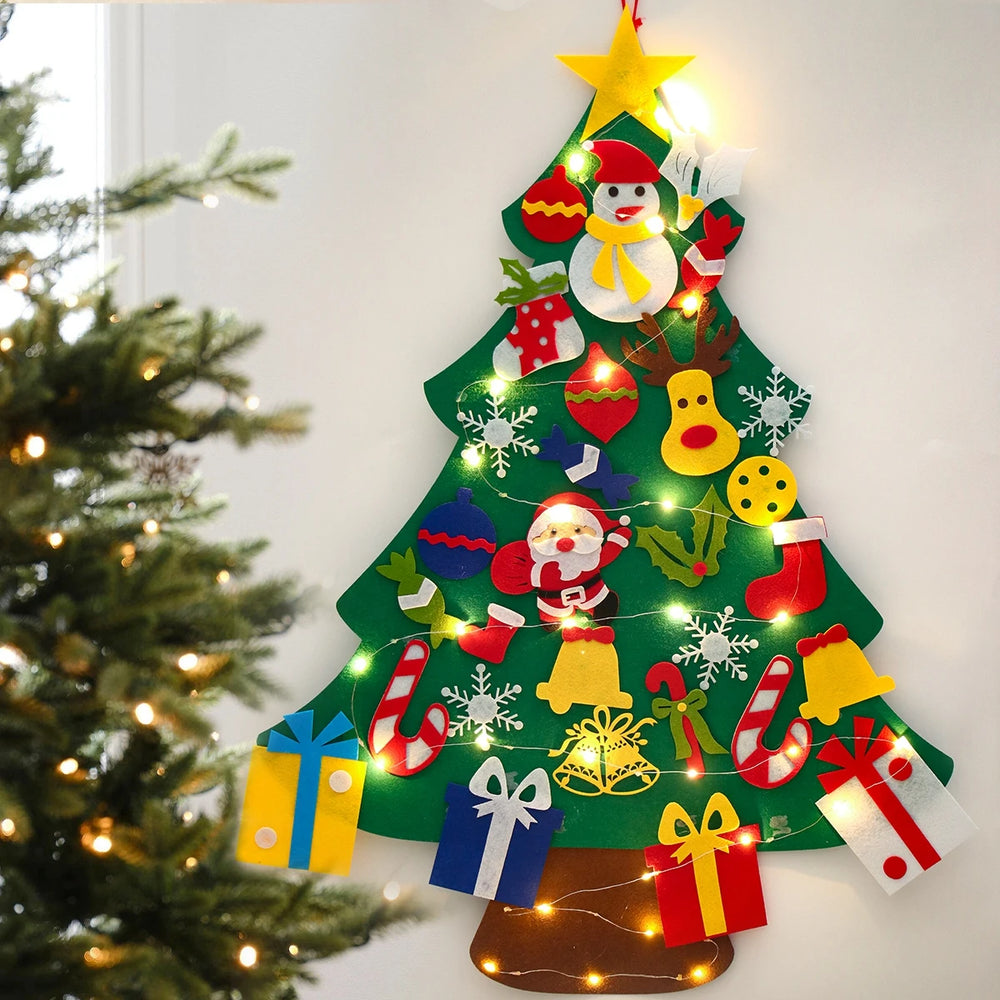 DIY Felt Christmas Tree Decoration Set