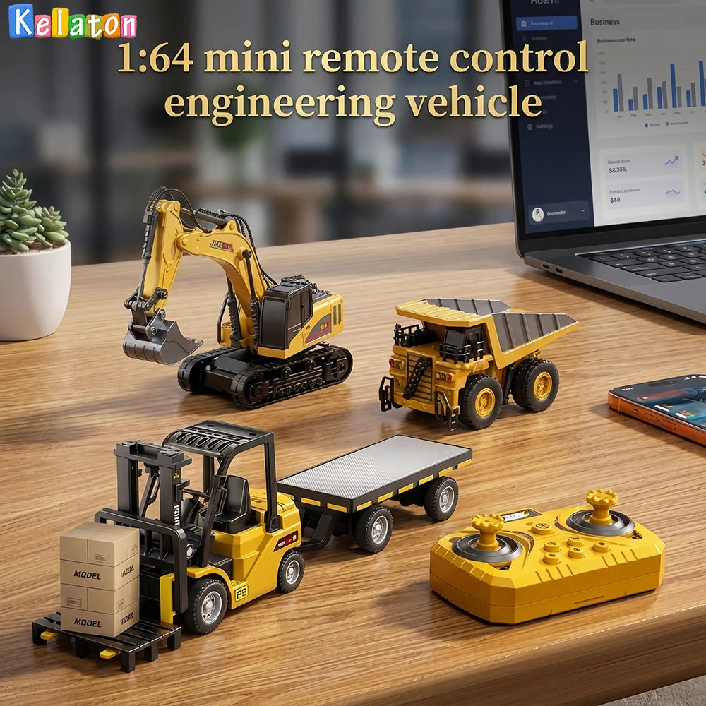 Mini Remote-Control Construction Vehicle — Pivoli Toys