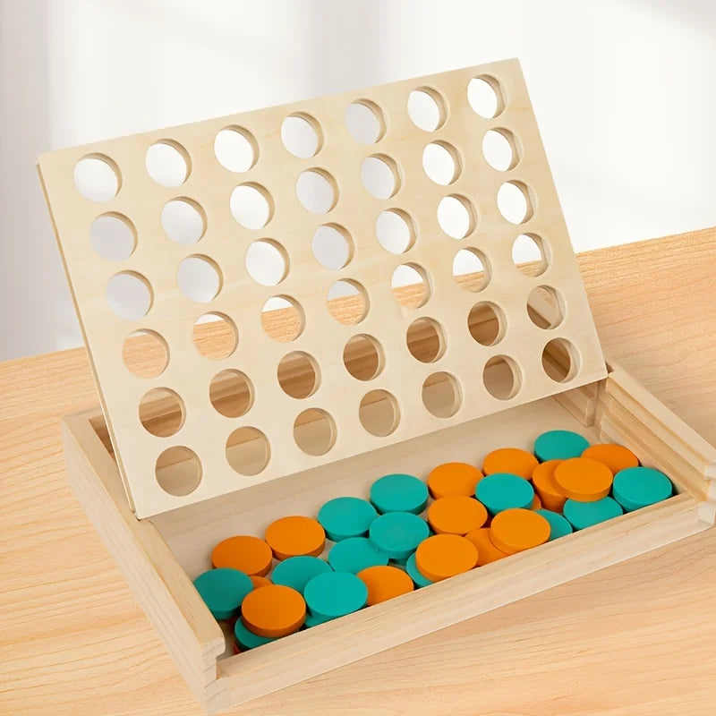 Wooden Four-in-a-Row Game — Pivoli Toys — product image 5