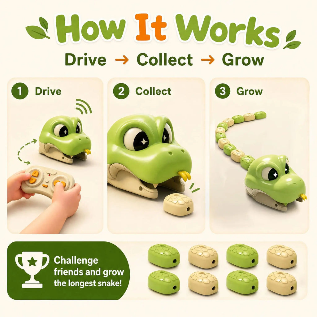 Remote-Control Collect-and-Grow Snake — Pivoli Toys — product image 2
