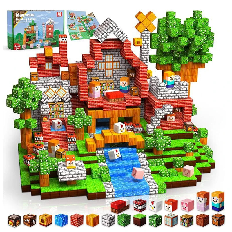 Magnetic Cube Building Set — Pivoli Toys