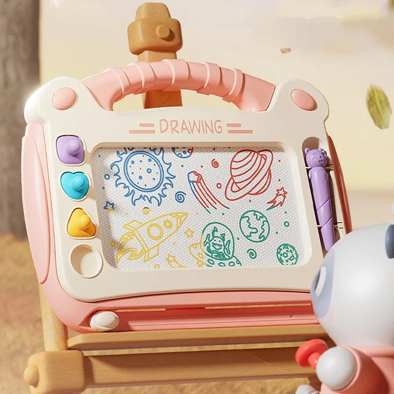 Magnetic Drawing Board – Blue or Pink