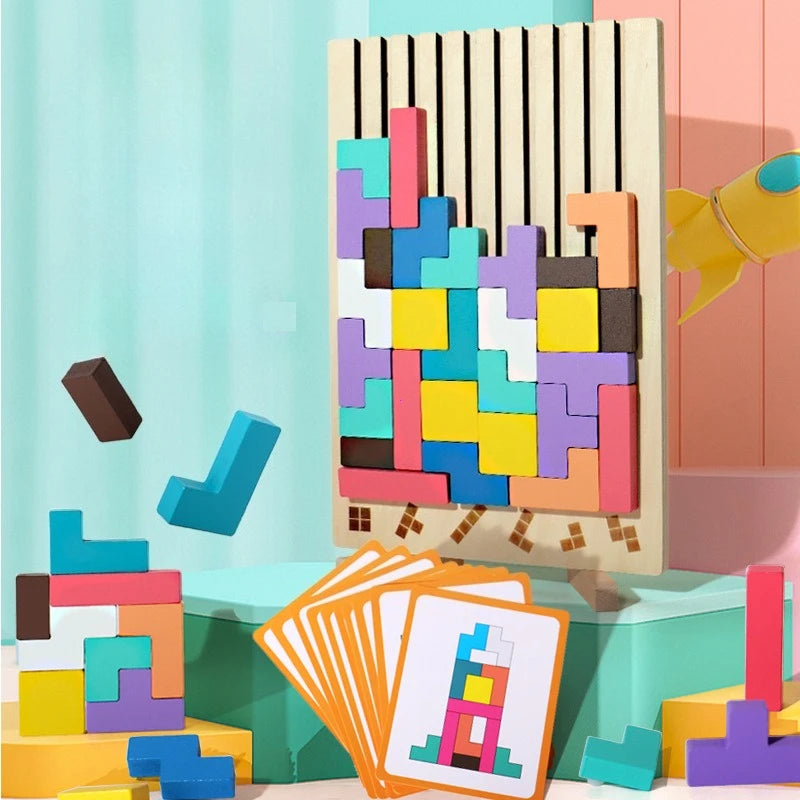 Wooden Drop-In Block Puzzle — Pivoli Toys — product image 4