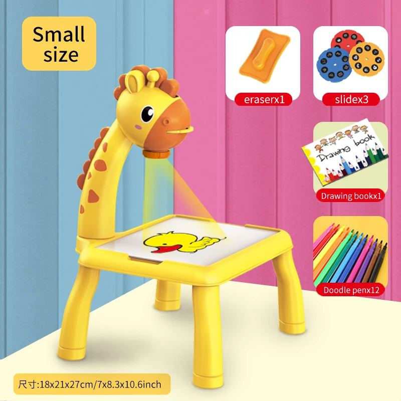 Giraffe Drawing Projector Table