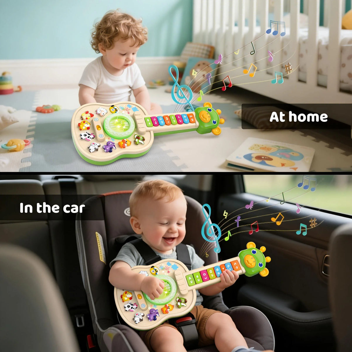 Giraffe Musical Toy Guitar — Pivoli Toys — product image 4