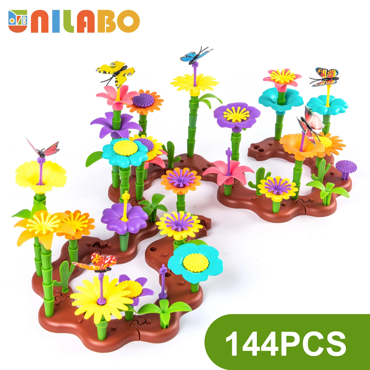 Flower Garden Building Toy — 224 Pieces