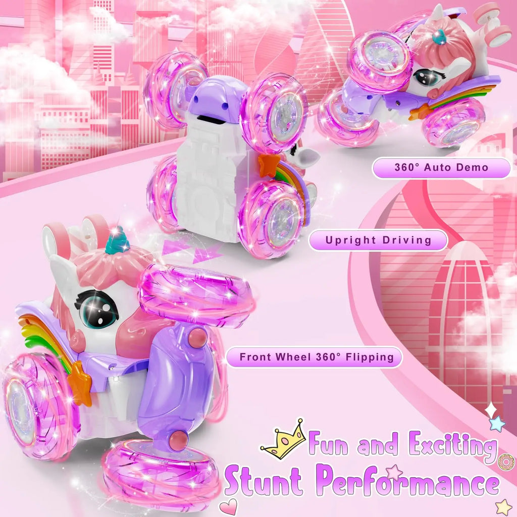 Light-Up Unicorn Remote-Control Car — Pivoli Toys — product image 3