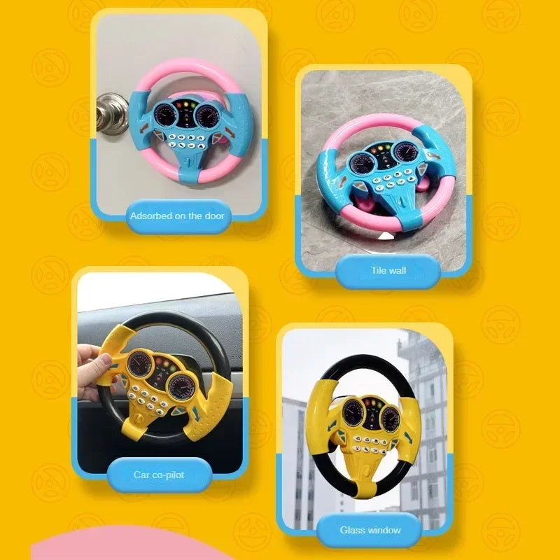 Musical Steering Wheel Toy with Lights