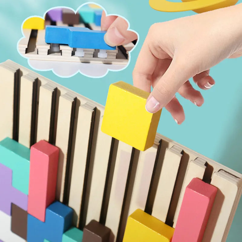 Wooden Drop-In Block Puzzle — Pivoli Toys — product image 6