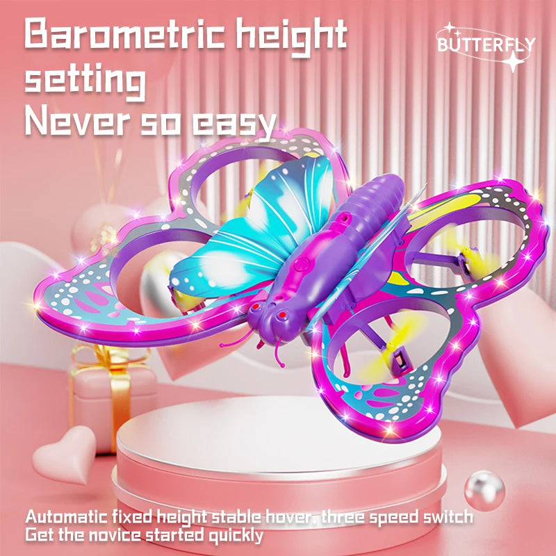 Light-Up Butterfly Remote-Control Drone — Pivoli Toys — product image 3
