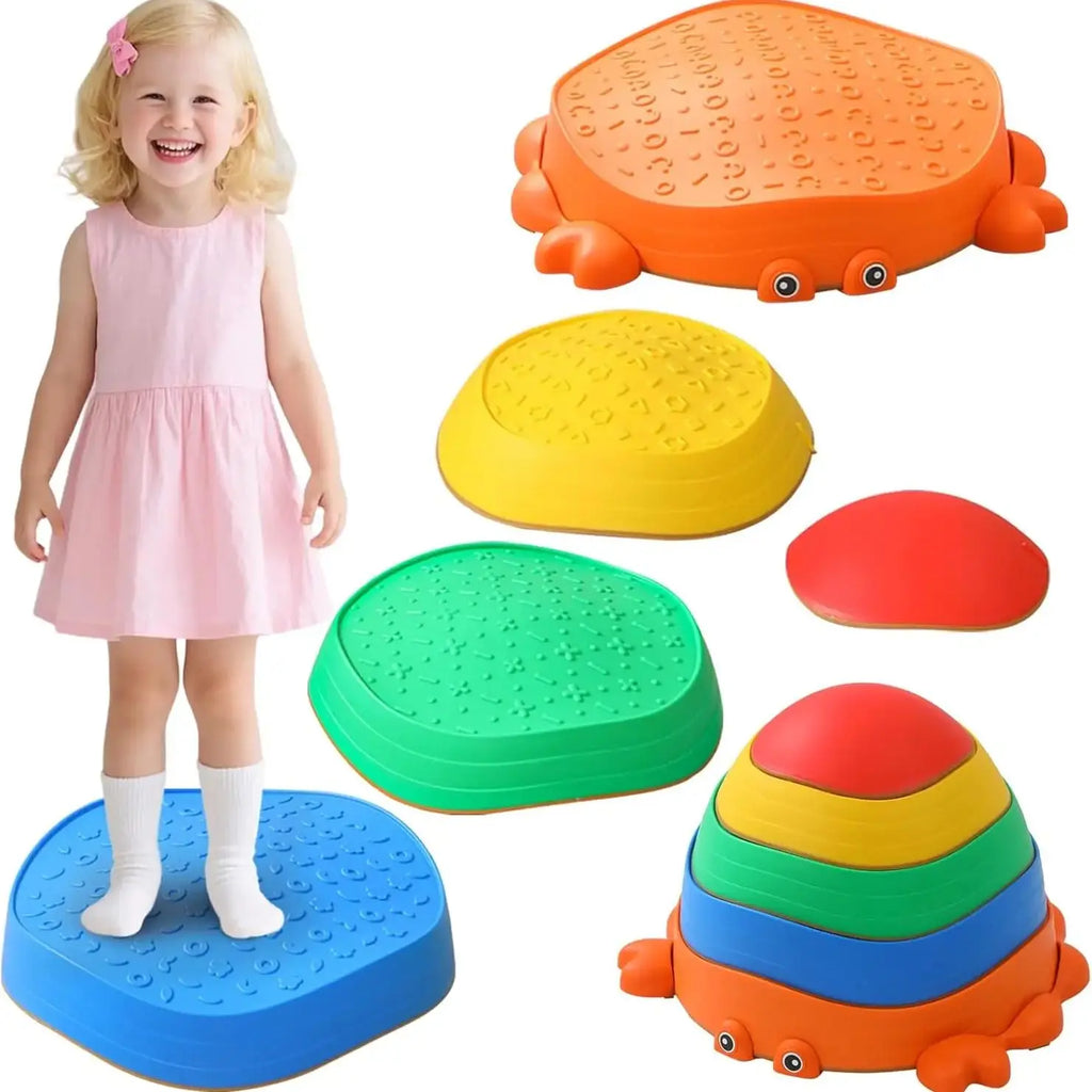 Crab Balance Stepping Stones — Set of 5