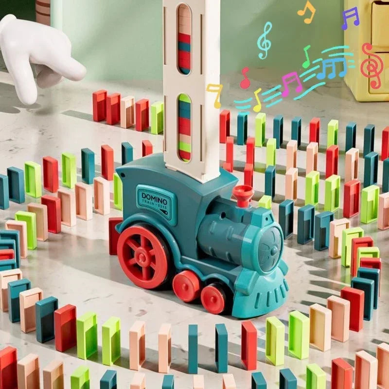 Domino-Laying Train — Pivoli Toys