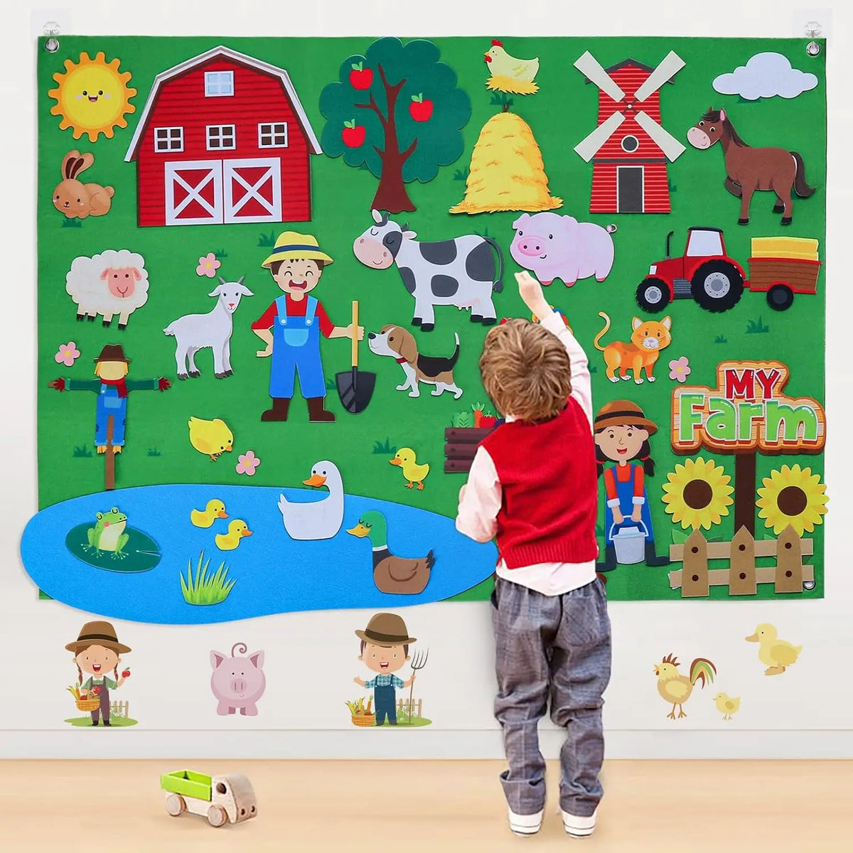 Felt Story Board — Animals, Space & More