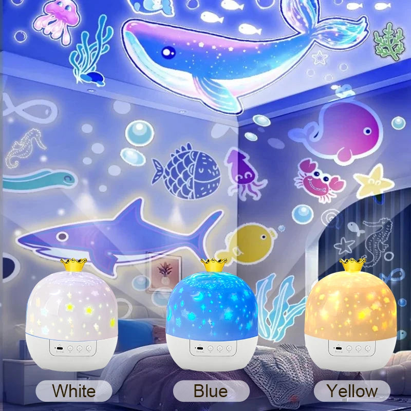 Crown Star Projector Night Light, additional product view 1