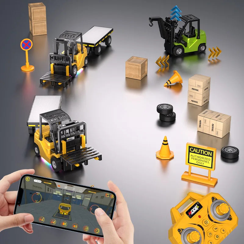 Mini Remote-Control Construction Vehicle — Pivoli Toys — product image 5