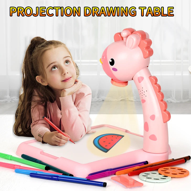 Giraffe Drawing Projector Table