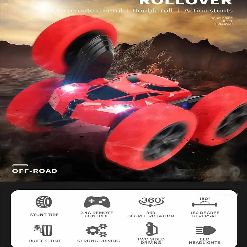 Double-Sided Remote-Control Stunt Car — Pivoli Toys — product image 7