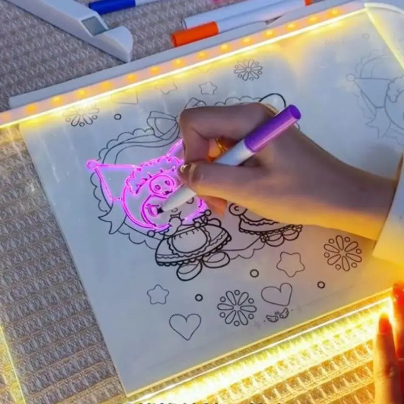 Light-Up Clear Drawing Board — Pivoli Toys — product image 10