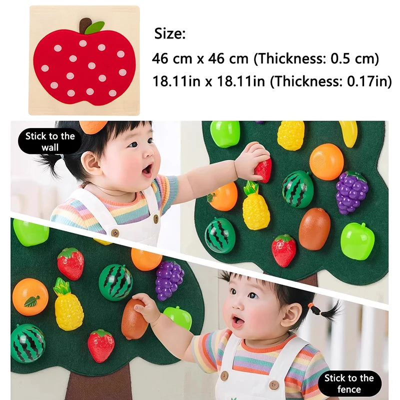 Fruit-Picking Felt Activity Board — 21-Piece Set — Pivoli Toys — product image 6