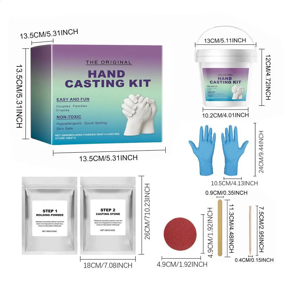 Hand Casting Kit — DIY Plaster Keepsake