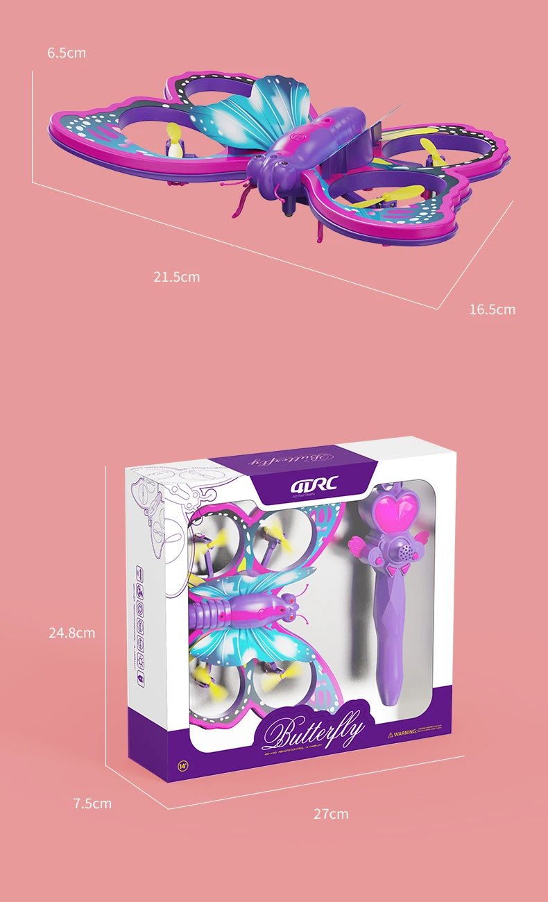 Light-Up Butterfly Remote-Control Drone — Pivoli Toys — product image 8