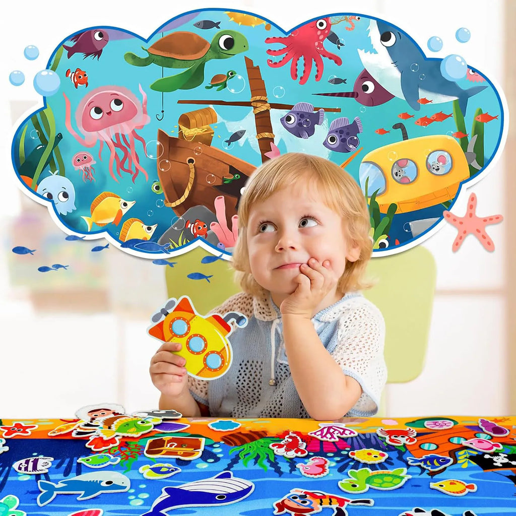Felt Story Board — Animals, Space & More