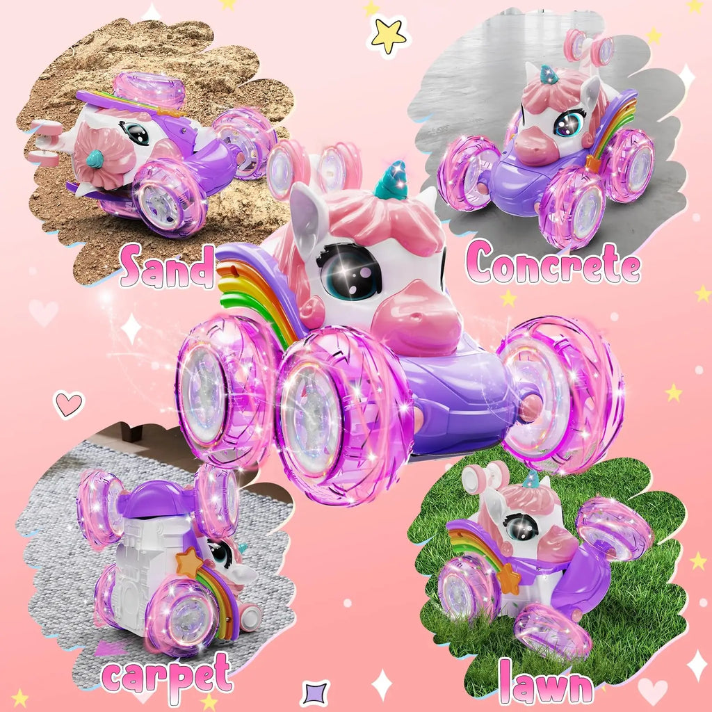 Light-Up Unicorn Remote-Control Car — Pivoli Toys — product image 2